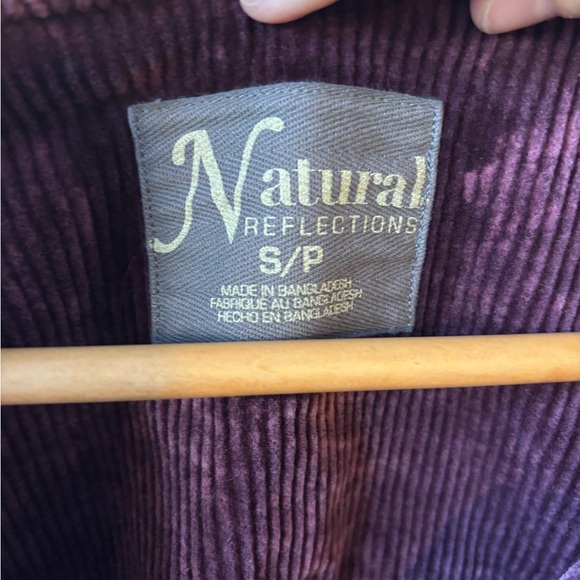 Purple velvet/corduroy jacket - Picture 6 of 9